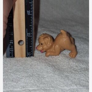 Fisher Price Loving Family Dollhouse Playful‎ Puppy Tan Brown Dog